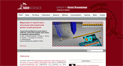 Desktop Screenshot of nanoscience.de