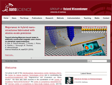 Tablet Screenshot of nanoscience.de